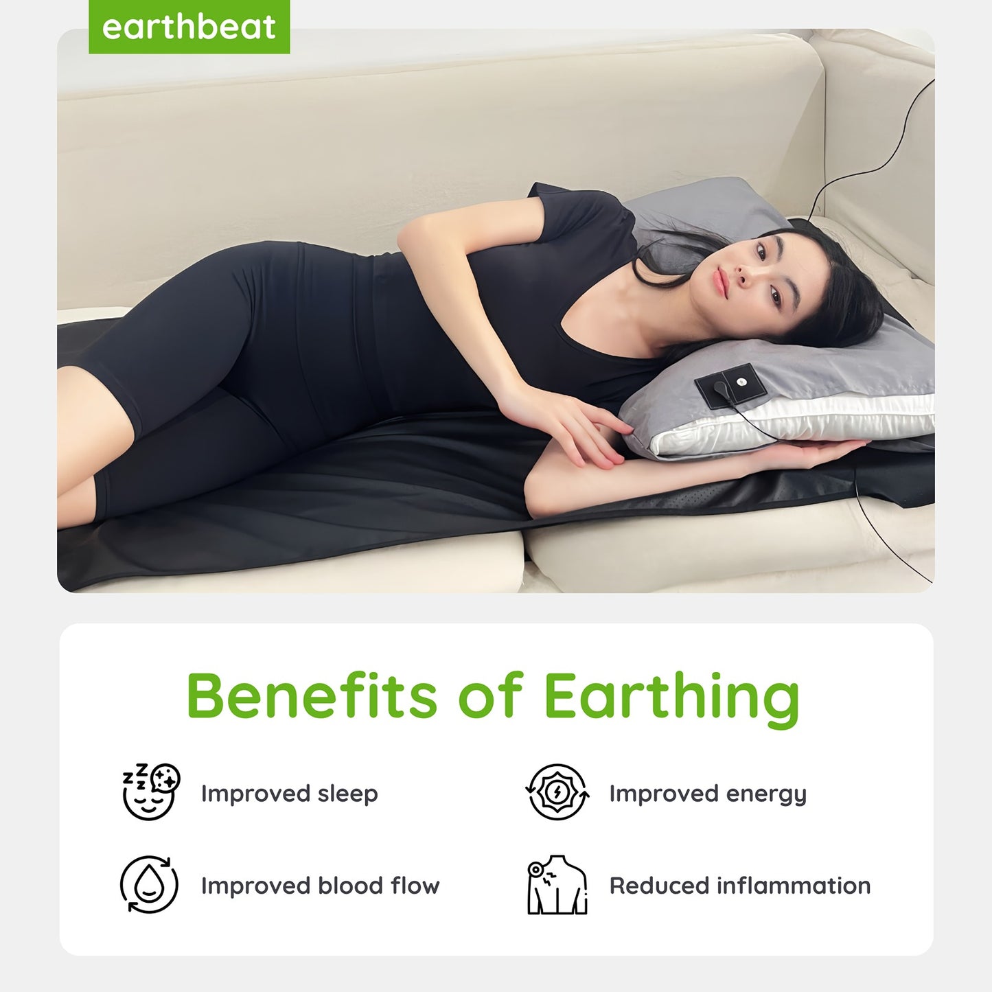 earthbeat Classic Earthing Bed Mat