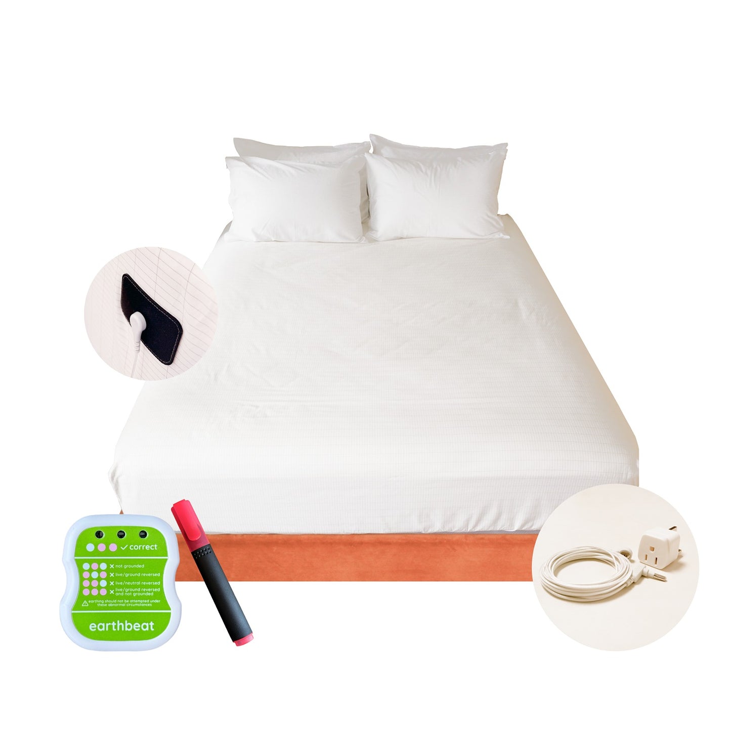 earthbeat Classic Earthing Fitted Sheet