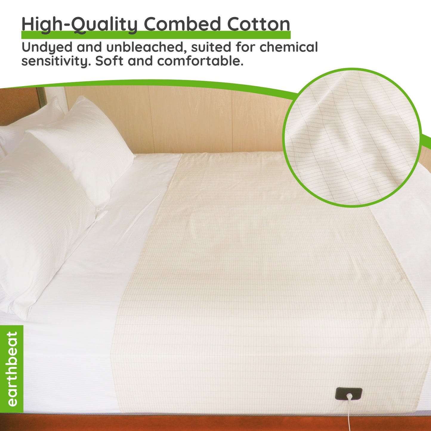 earthbeat Classic Earthing Flat Sheet