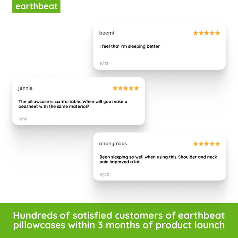 earthbeat Classic Grounding Pillowcase, Tencel